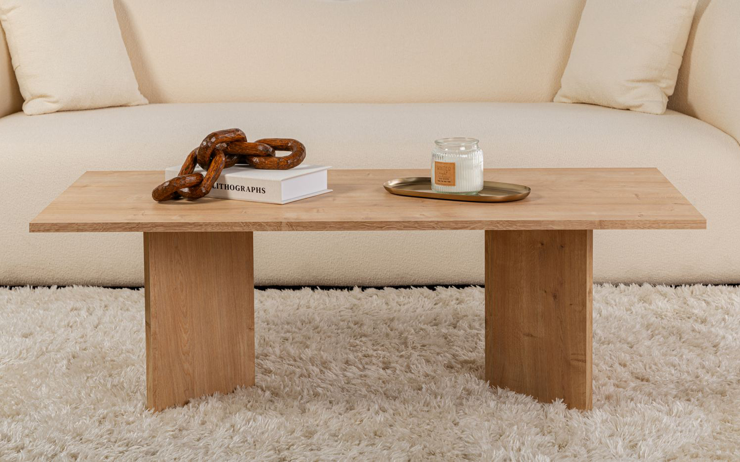 Masuta de cafea Sabin, stejar safir  2